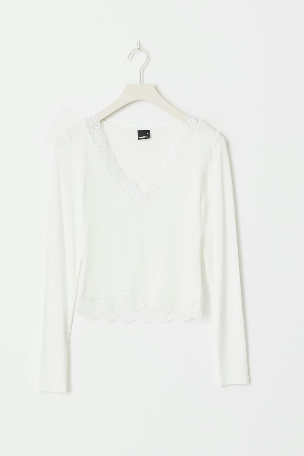 Lace detail top