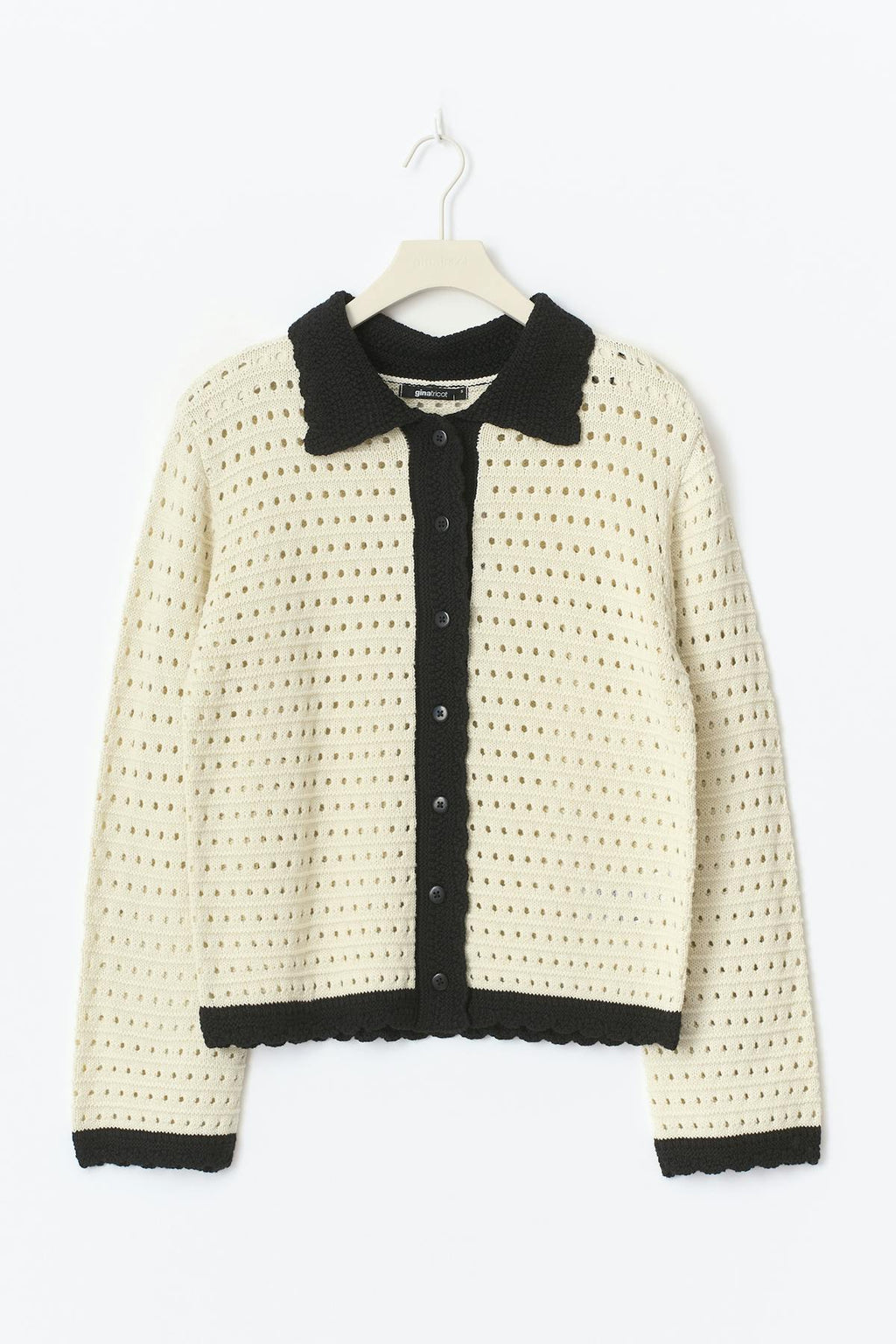 Knit contrast cardigan