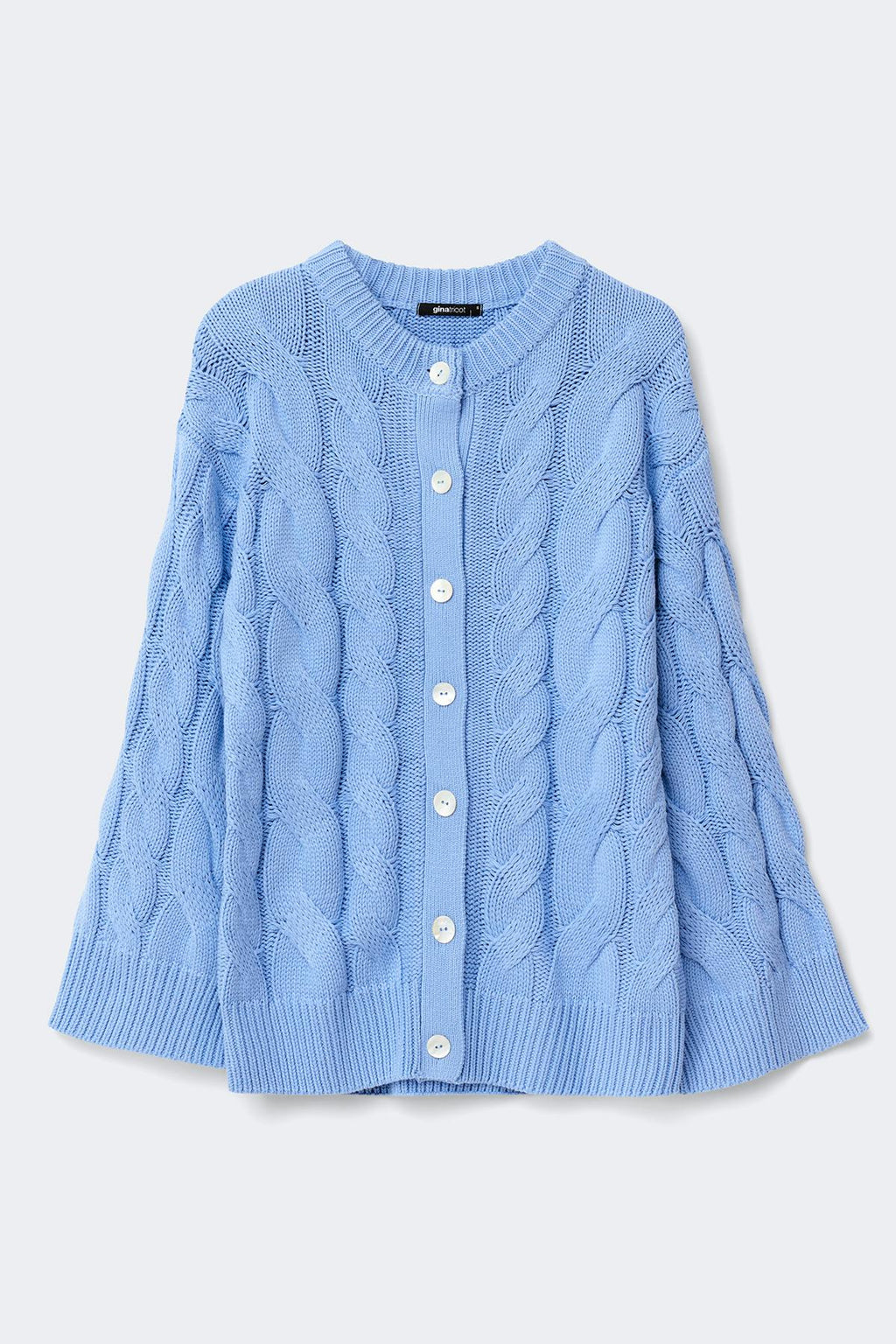 Chunky knitted cable cardigan