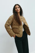 Quilted short jacket