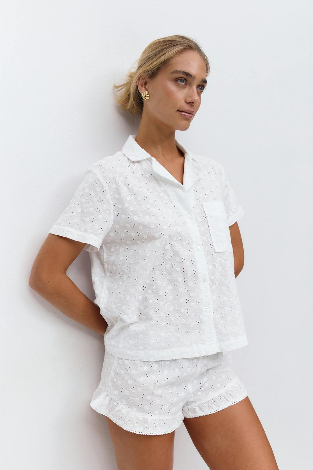 Embroidery anglaise shirt