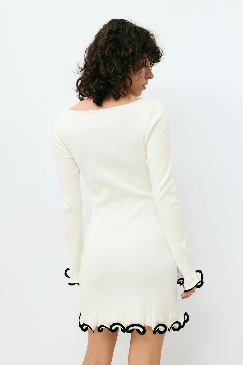 Knitted mini dress