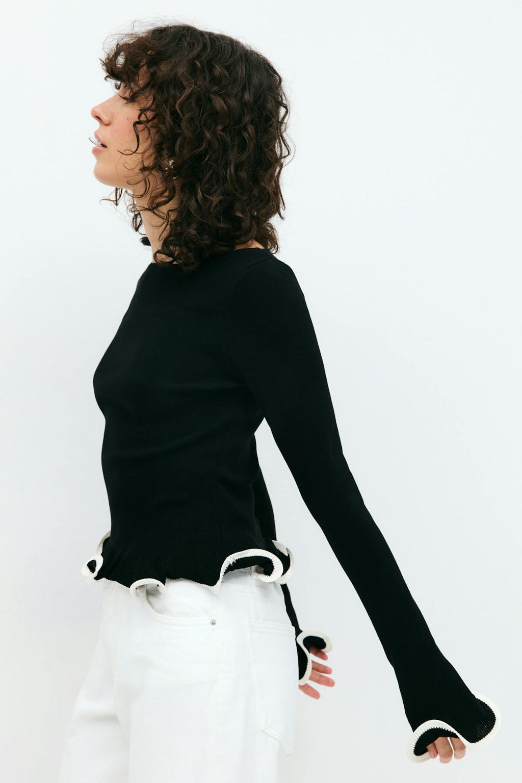Knitted top