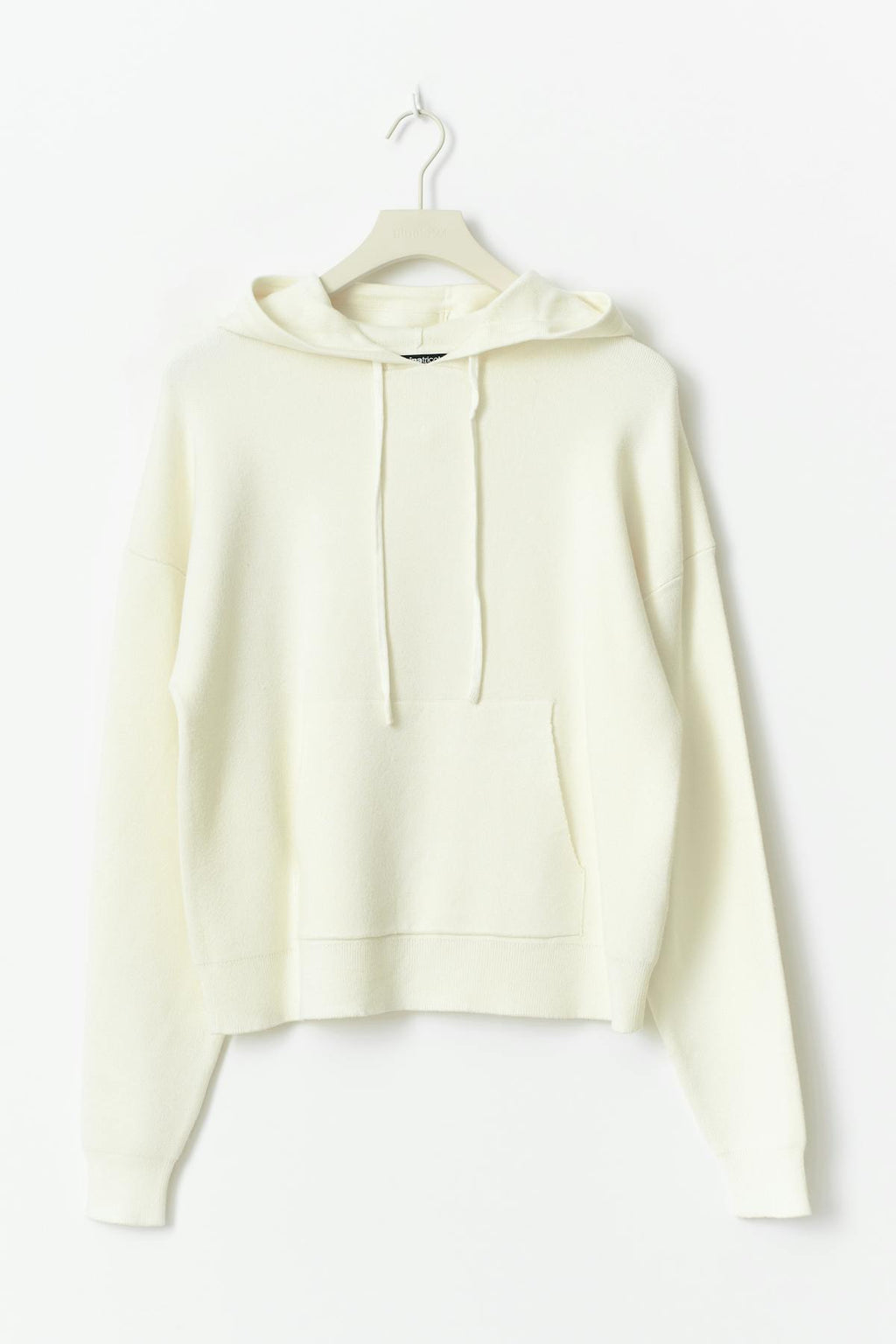 Knitted oversized hoodie