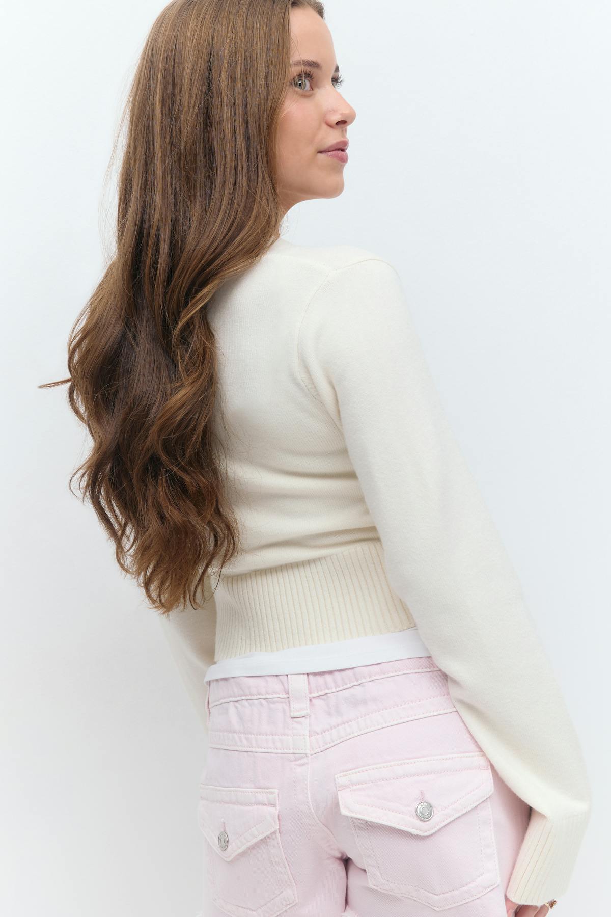 Y wrap cardigan