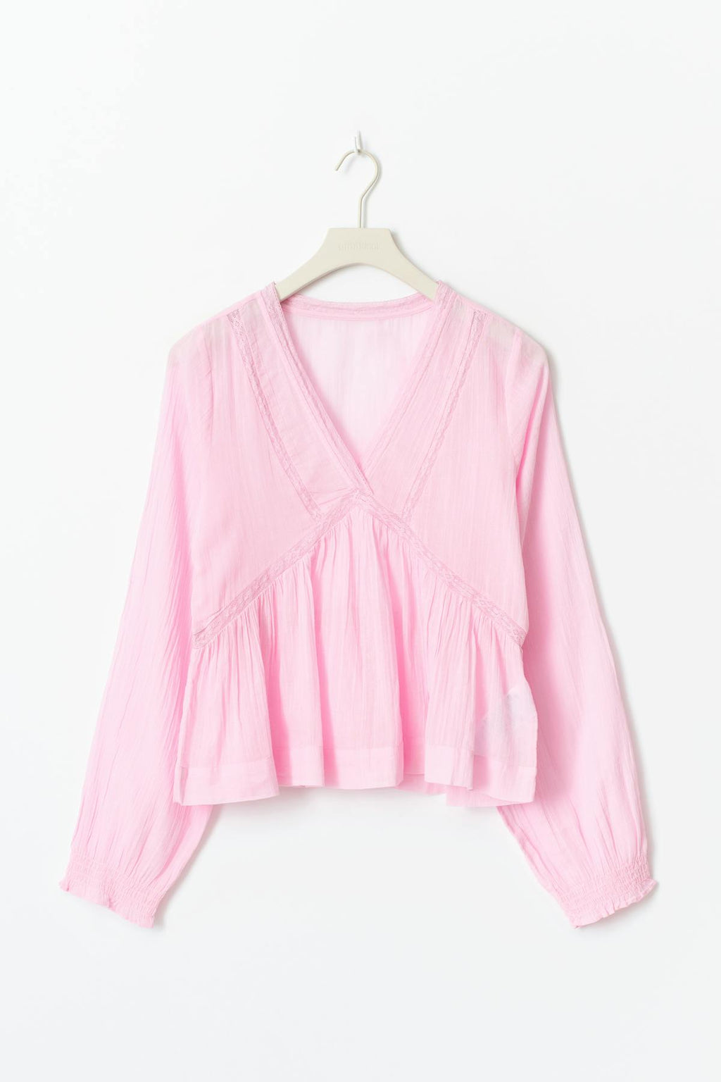 Y lace blouse