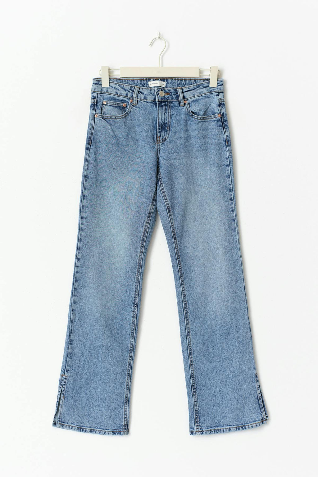 Slit jeans