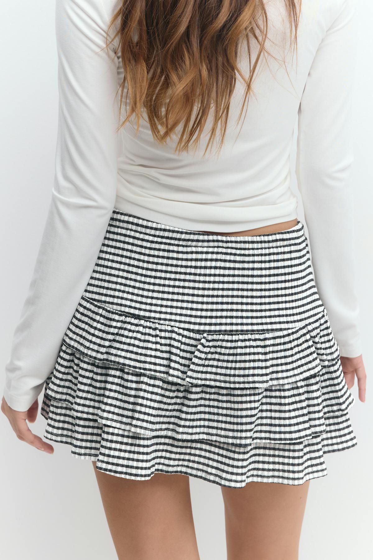 Mini frill skirt