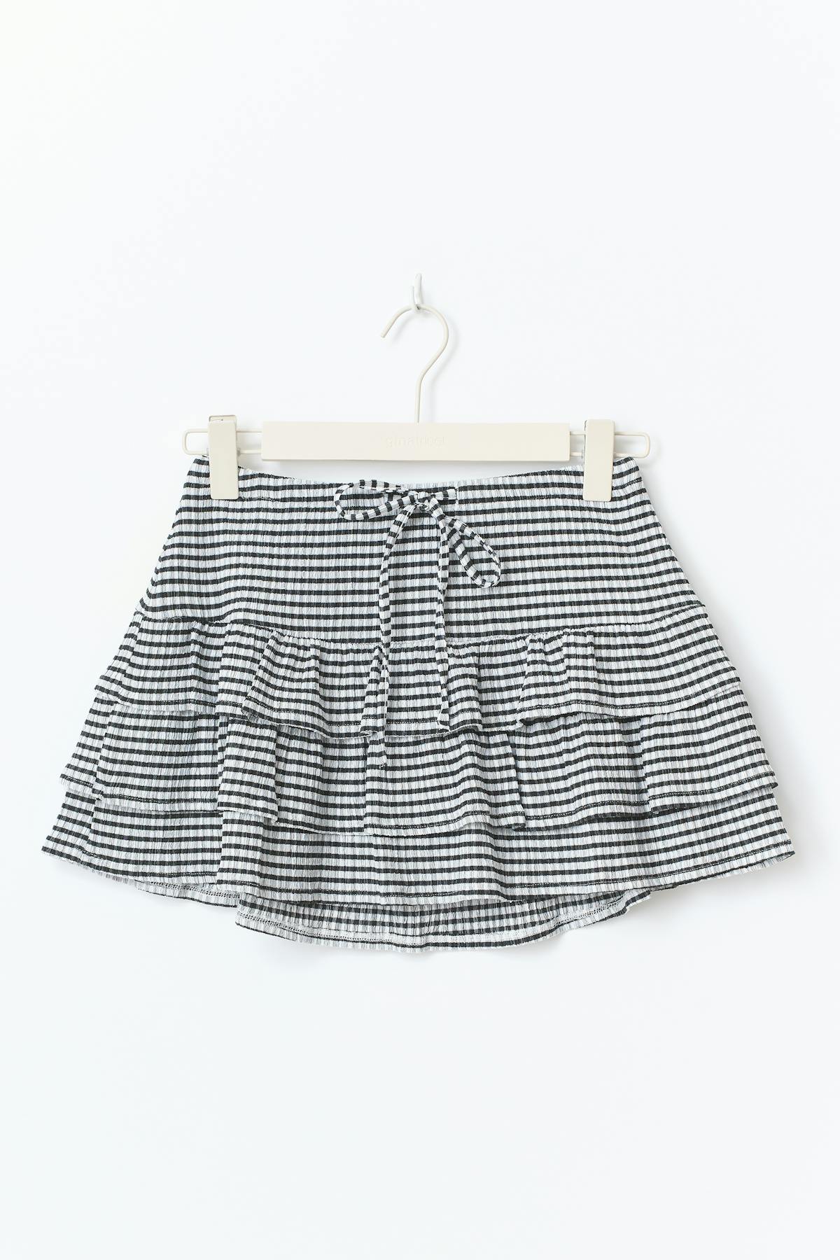 Mini frill skirt