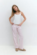 Y folded down trousers