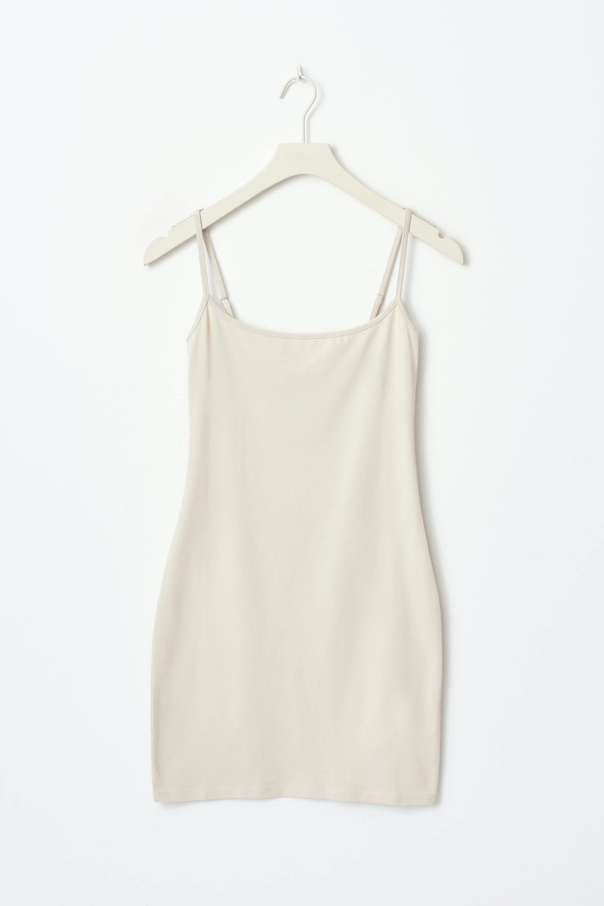 Basic mini slip dress