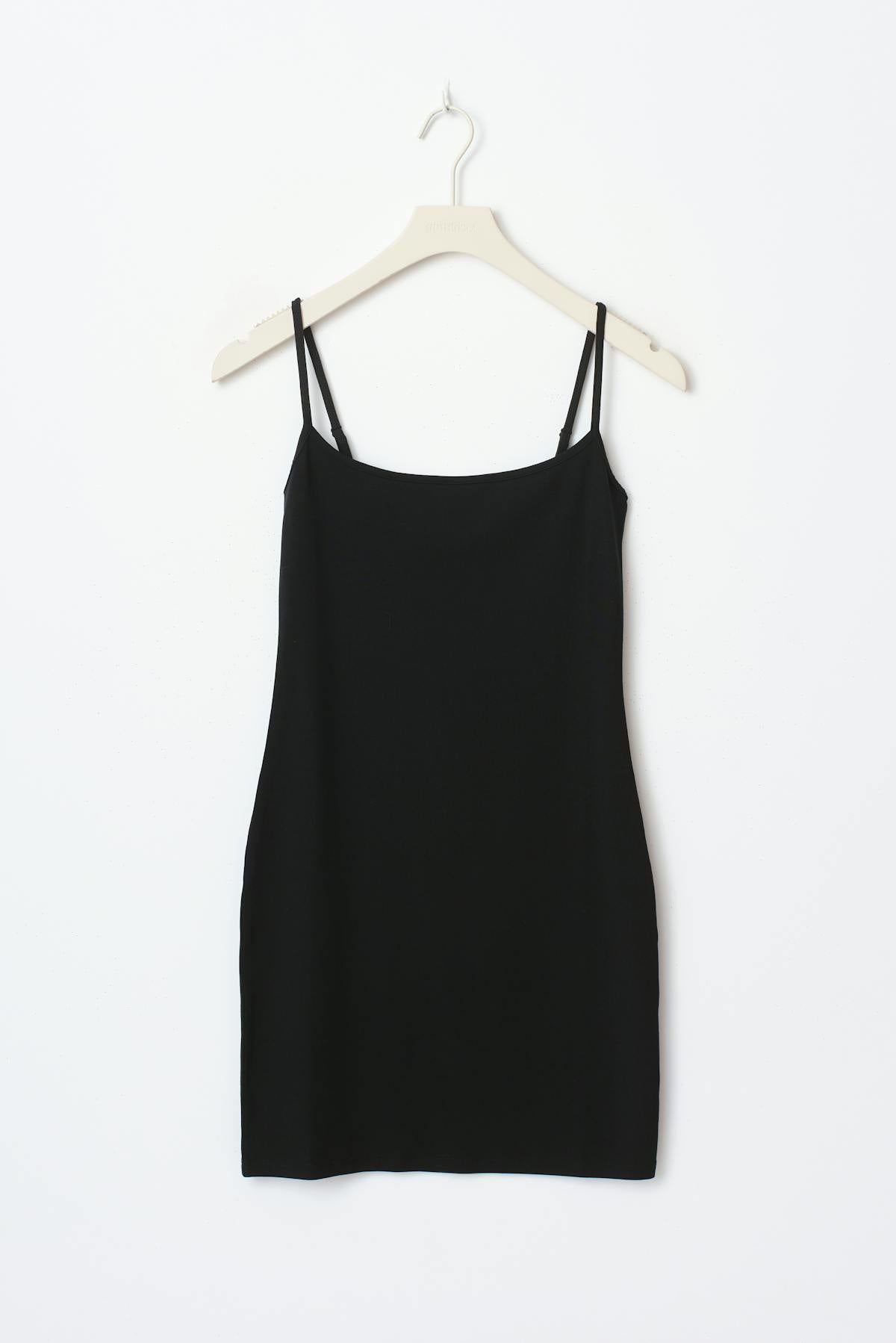 Basic mini slip dress