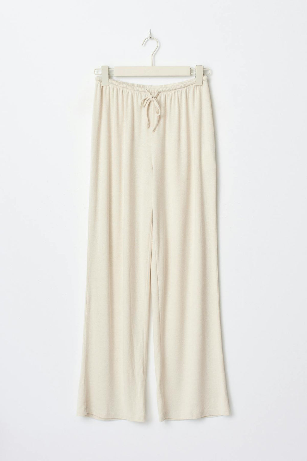Drawstring wide trousers