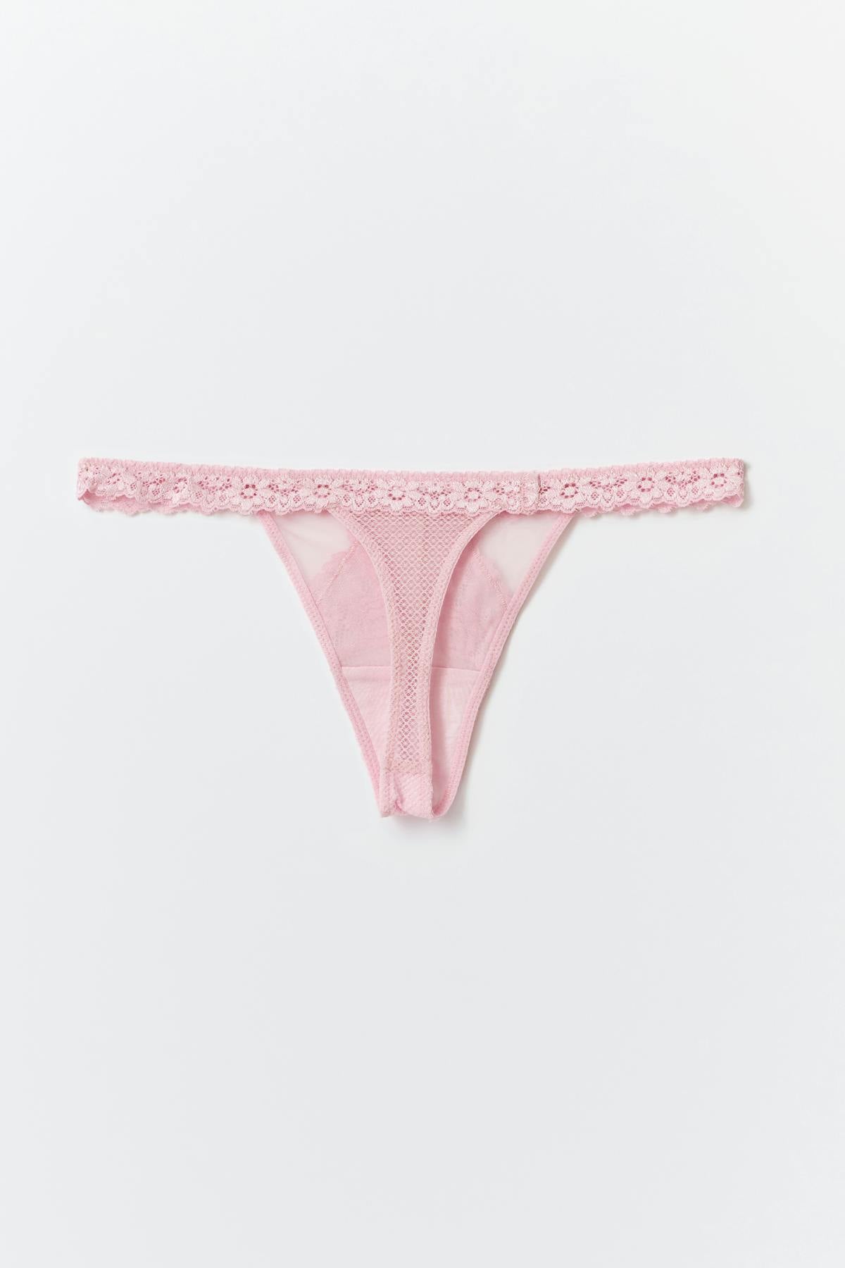 2-pack lace thong