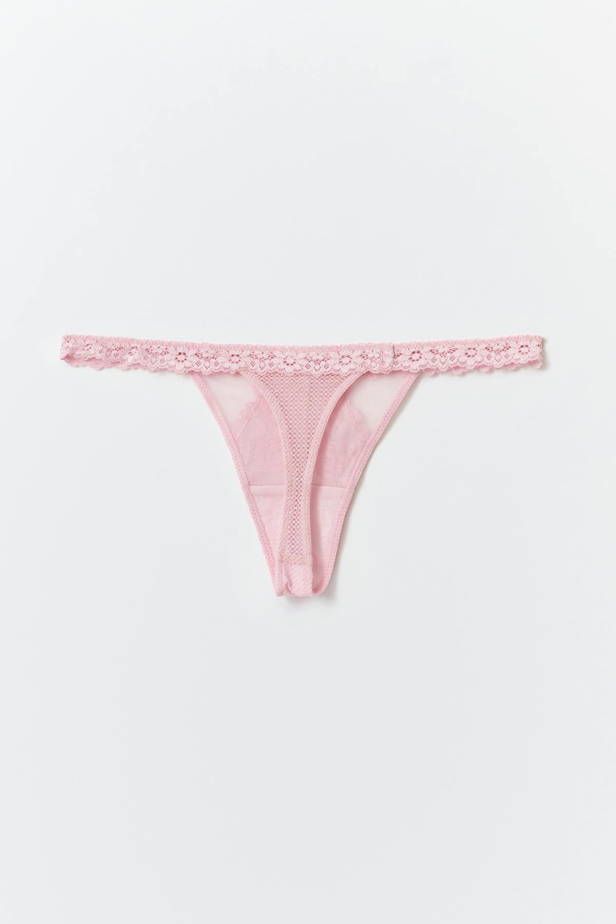 2-pack lace thong