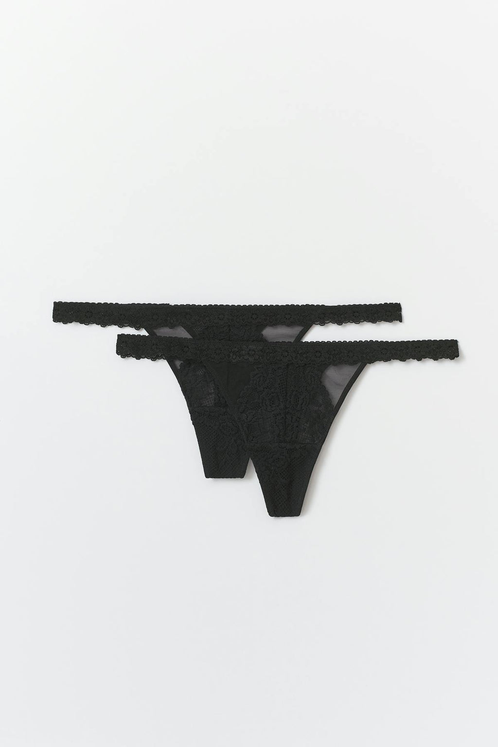 2-pack lace thong