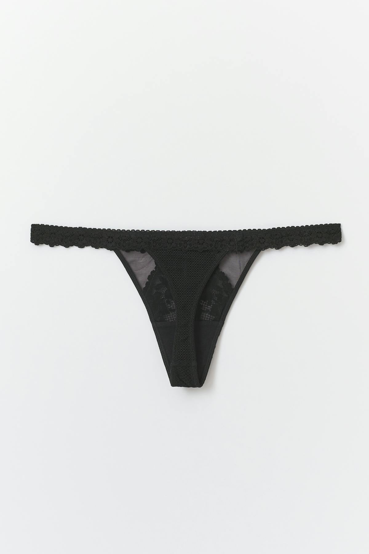 2-pack lace thong