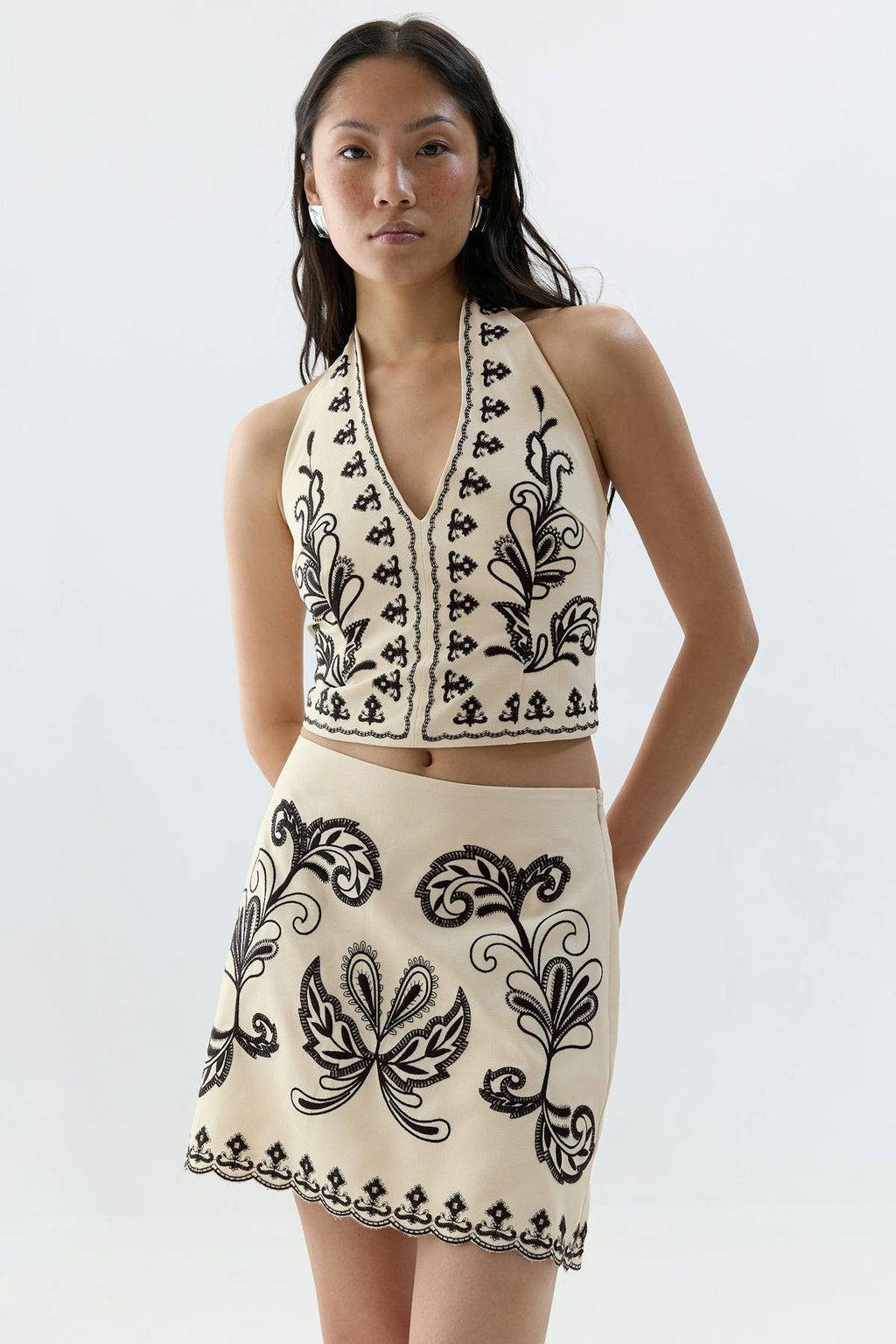 Embroidery top