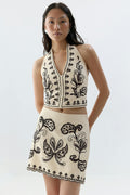 Embroidery top