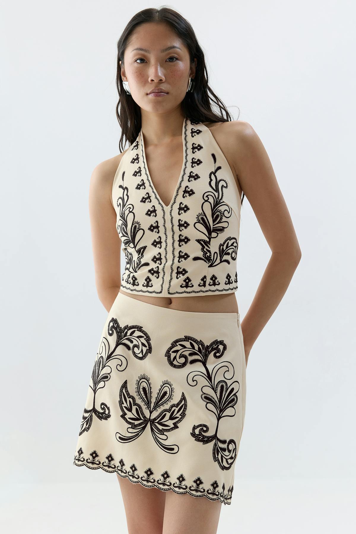 Embroidery top