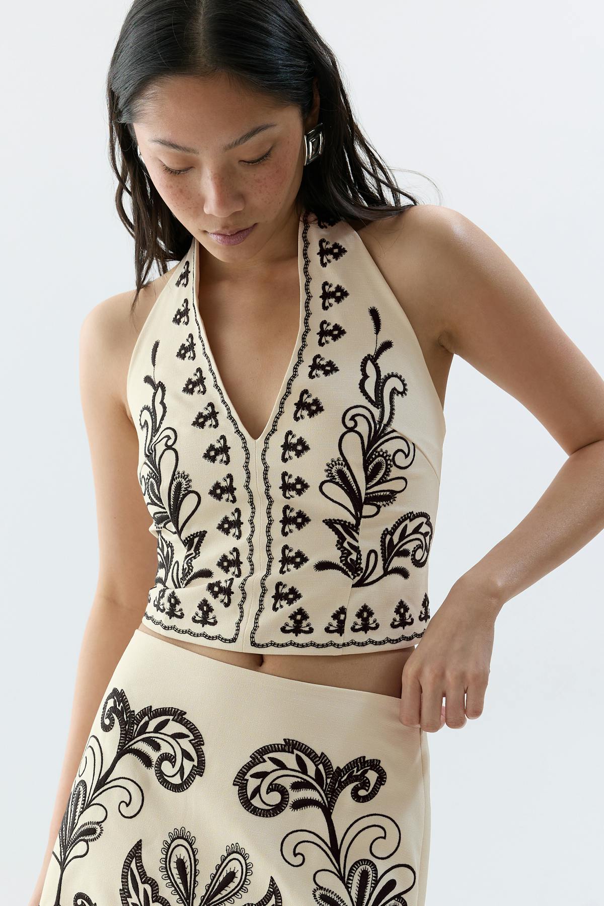 Embroidery top