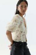 Puff sleeve blouse