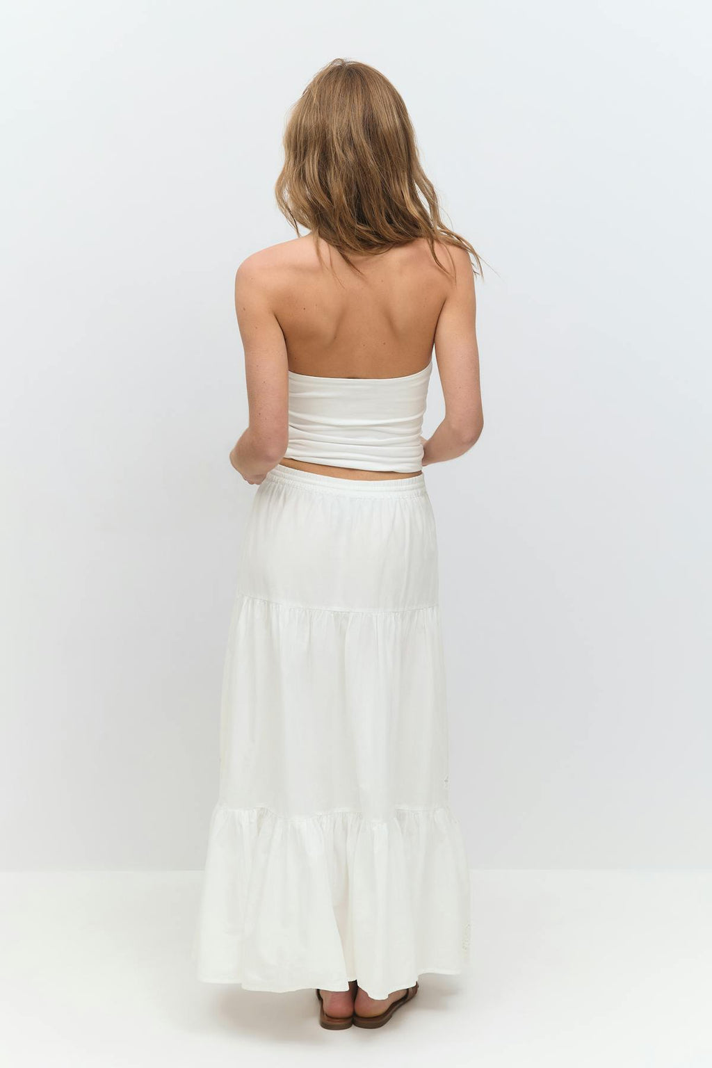 Broderie maxi skirt