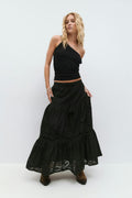 Broderie maxi skirt
