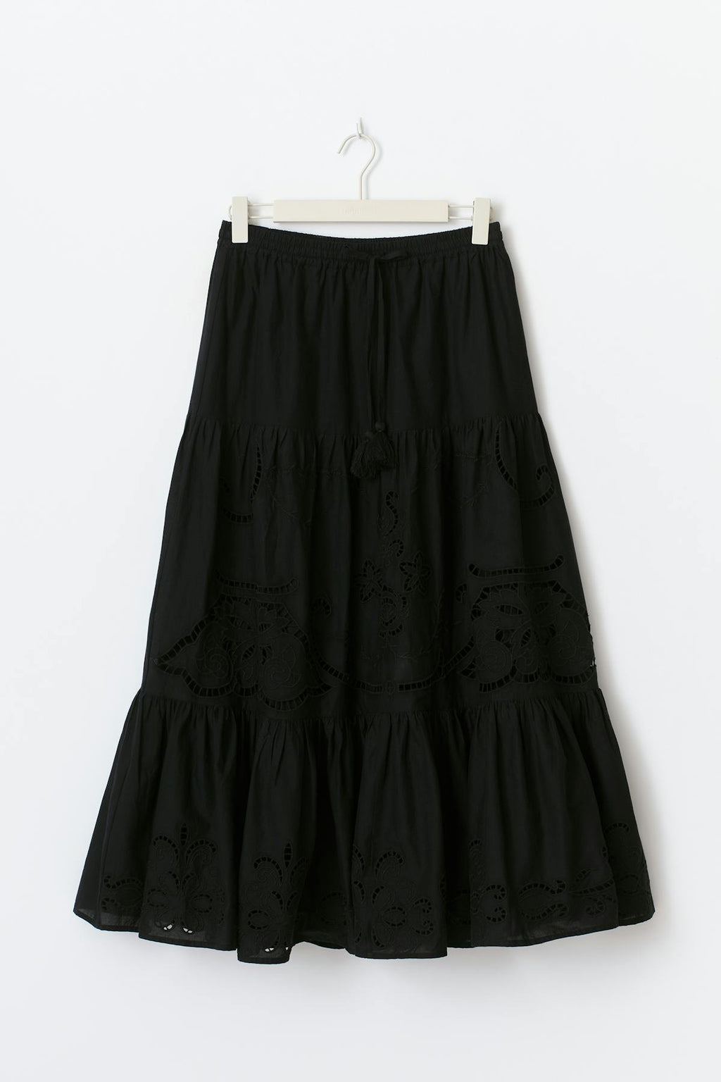 Broderie maxi skirt