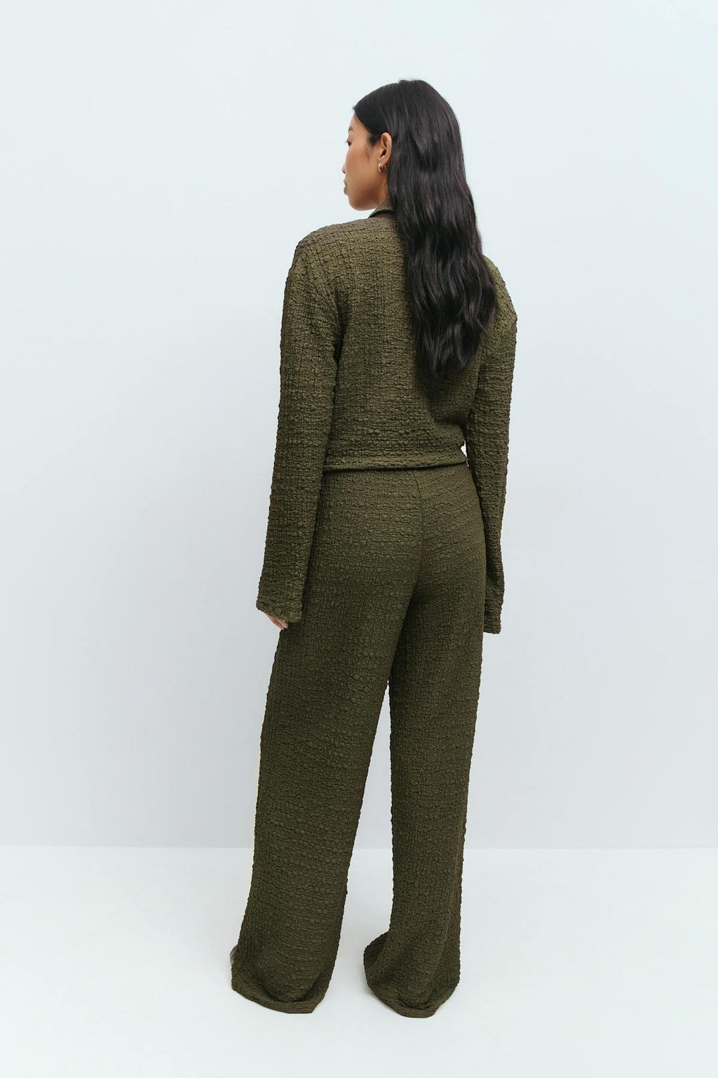 Textured trousers