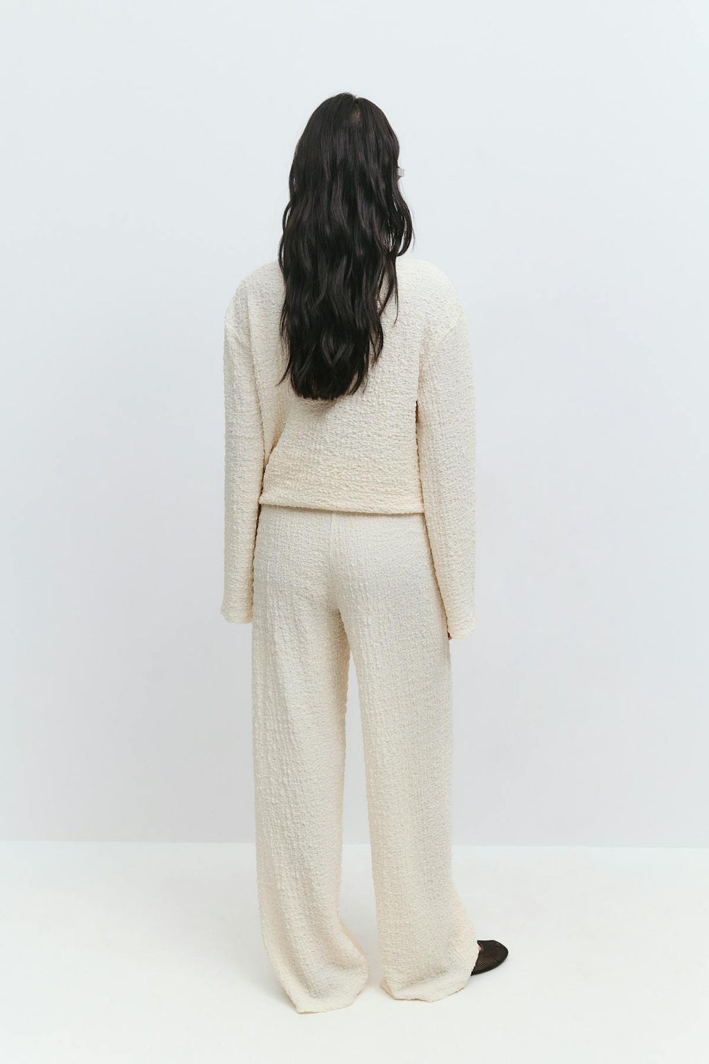 Textured trousers