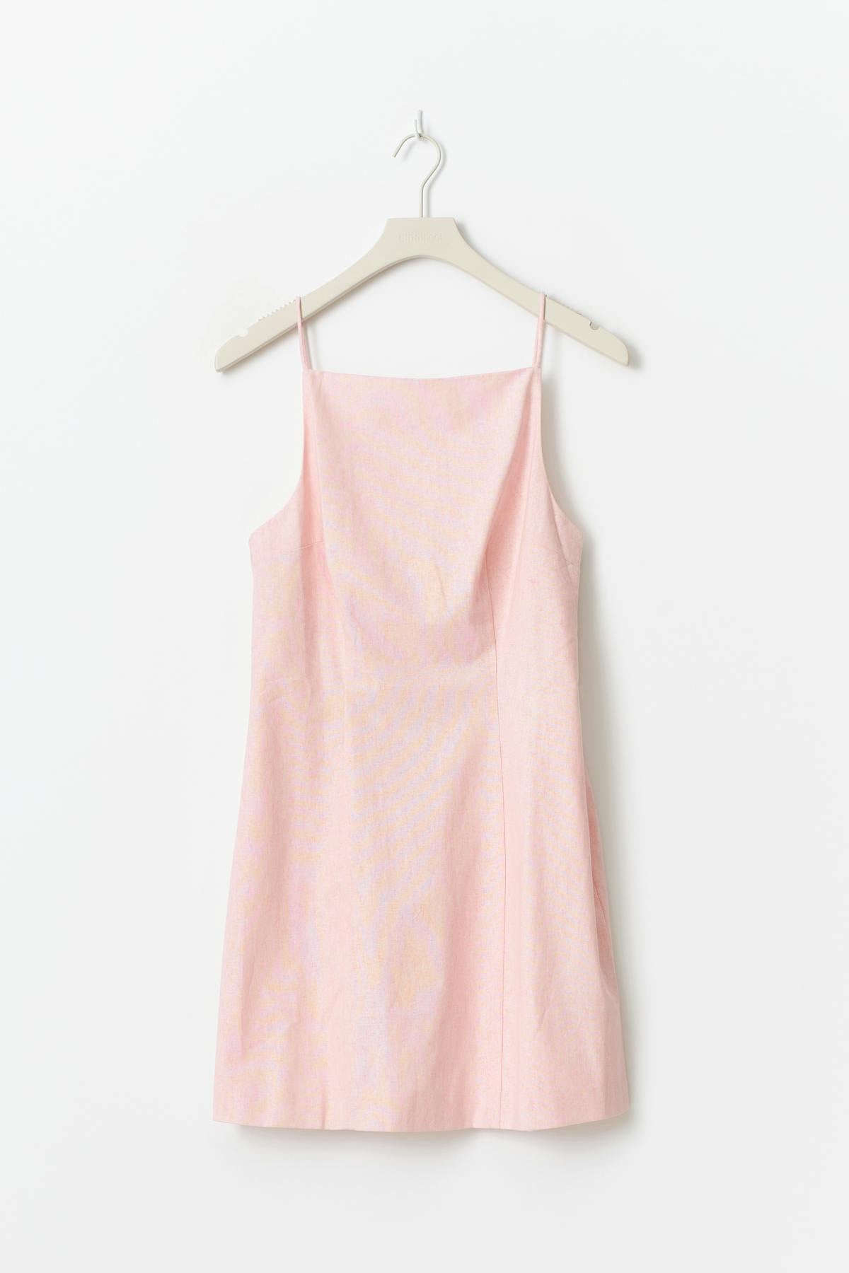 Linen blend dress