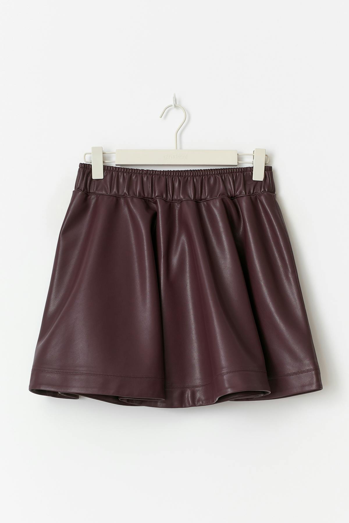 Pu mini skirt