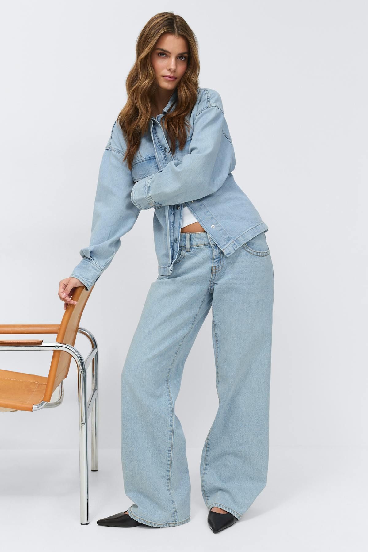 Ultra low wide jeans