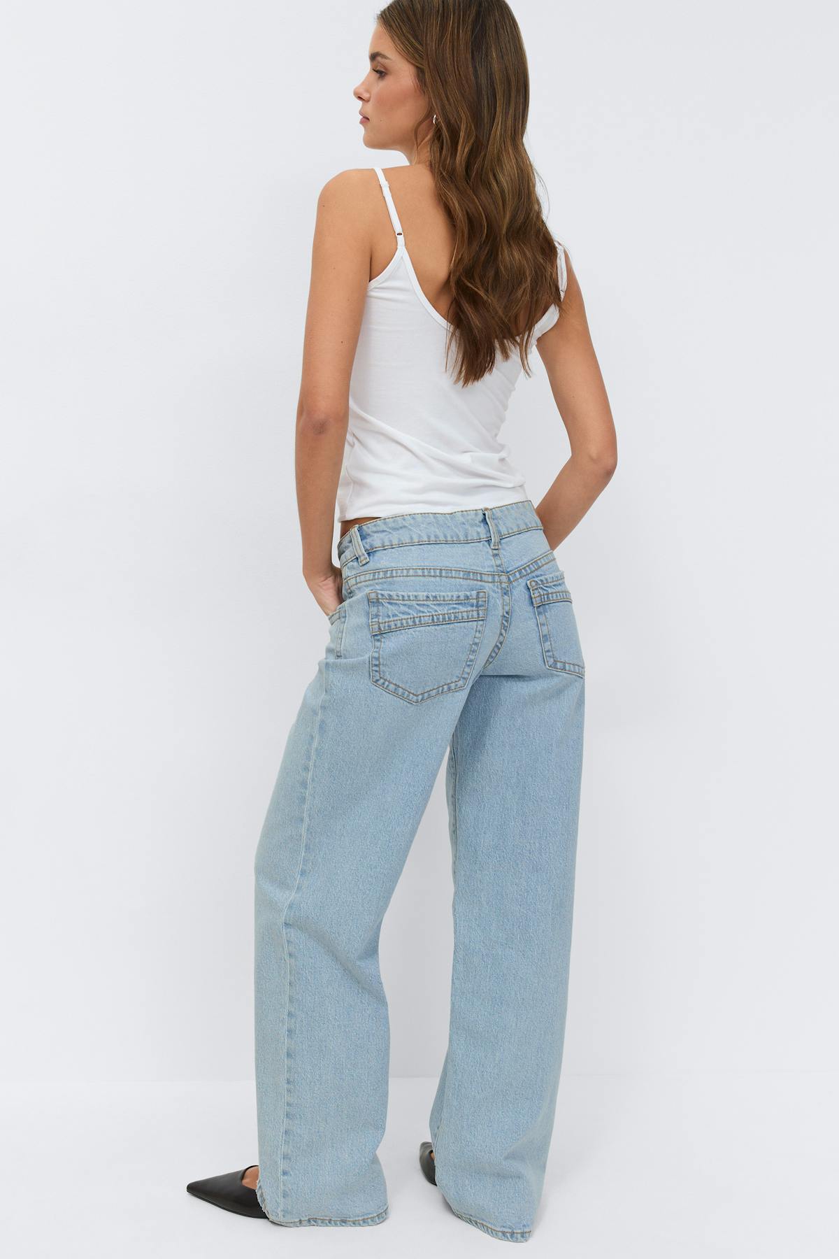 Ultra low wide jeans