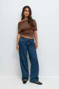 Ultra low wide jeans