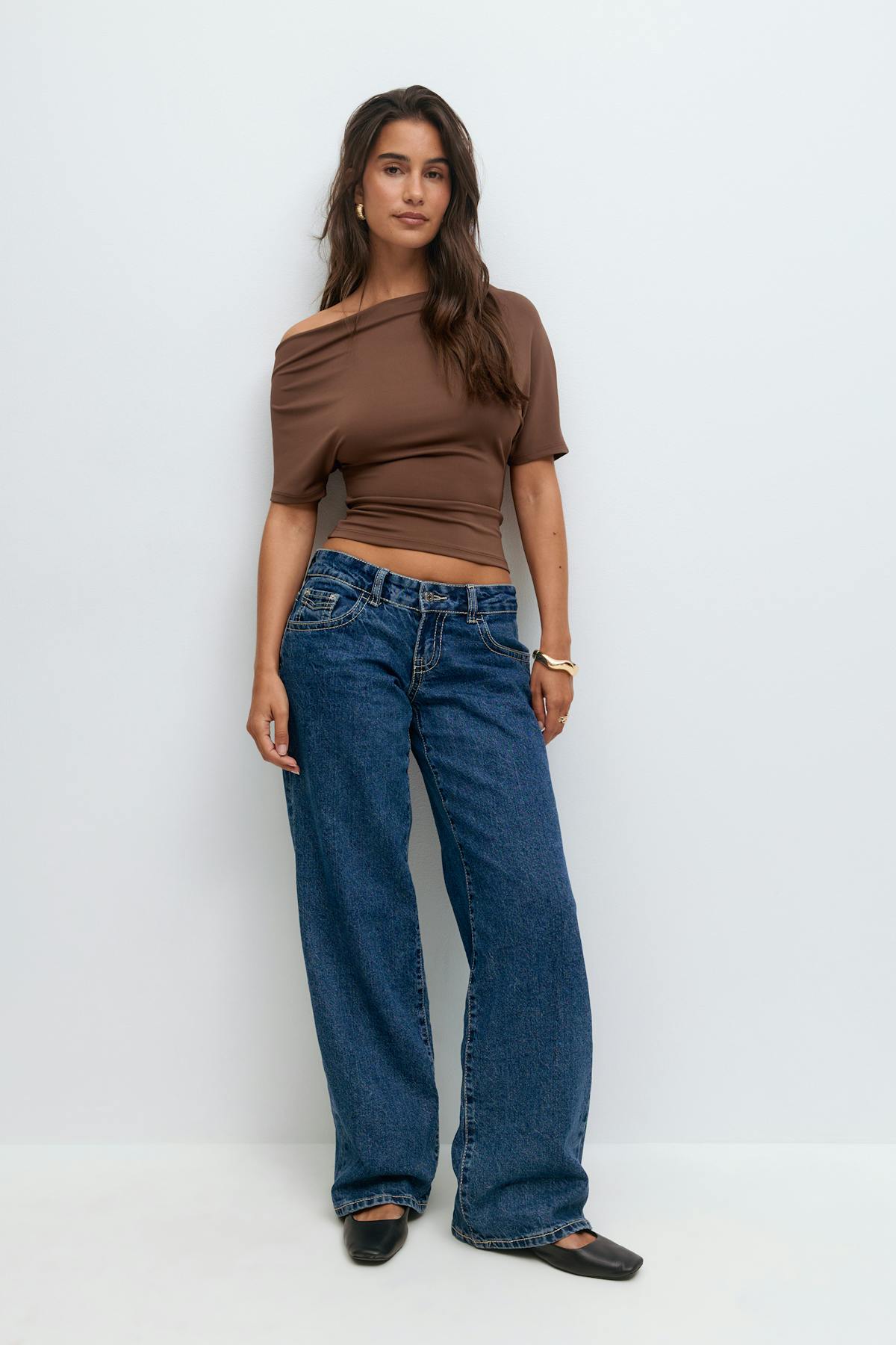 Ultra low wide jeans
