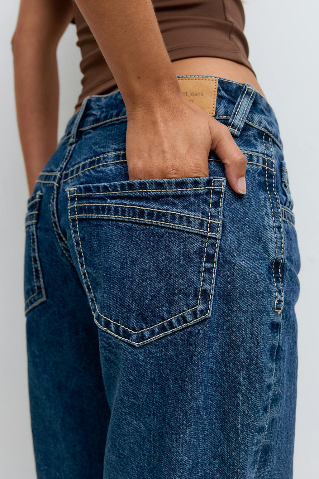 Ultra low wide jeans