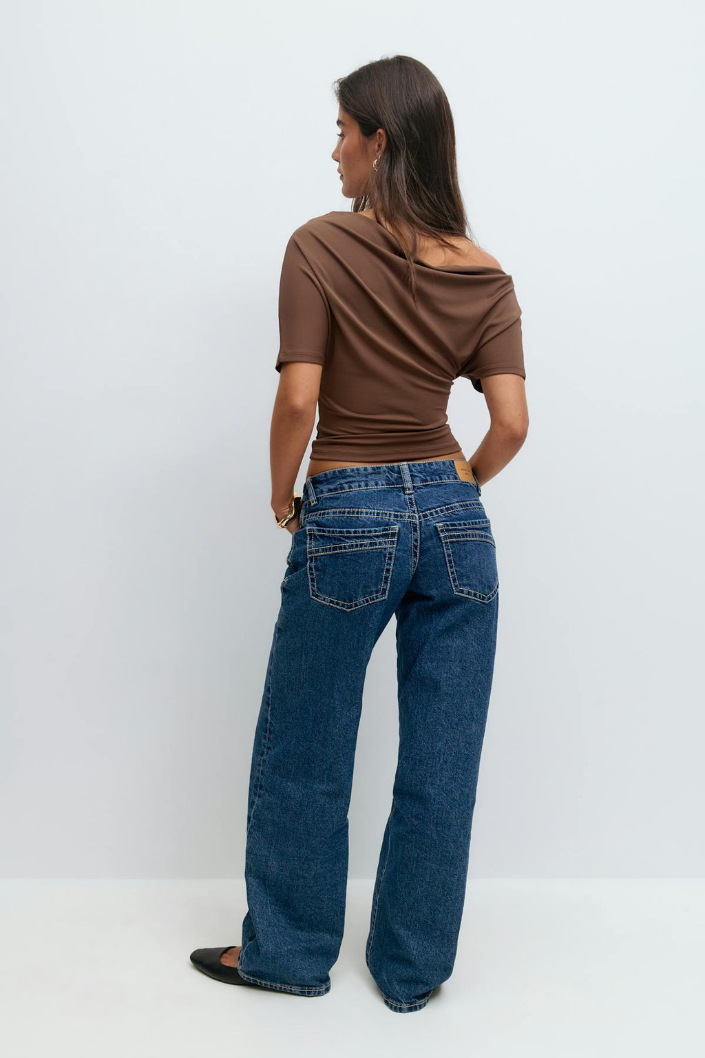 Ultra low wide jeans