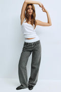 Ultra low wide jeans