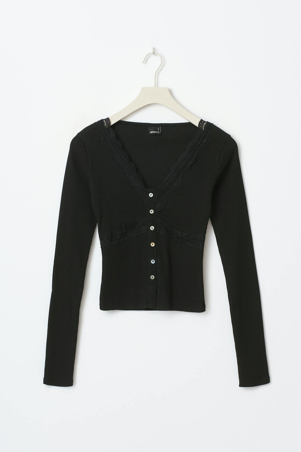 Lace detail top