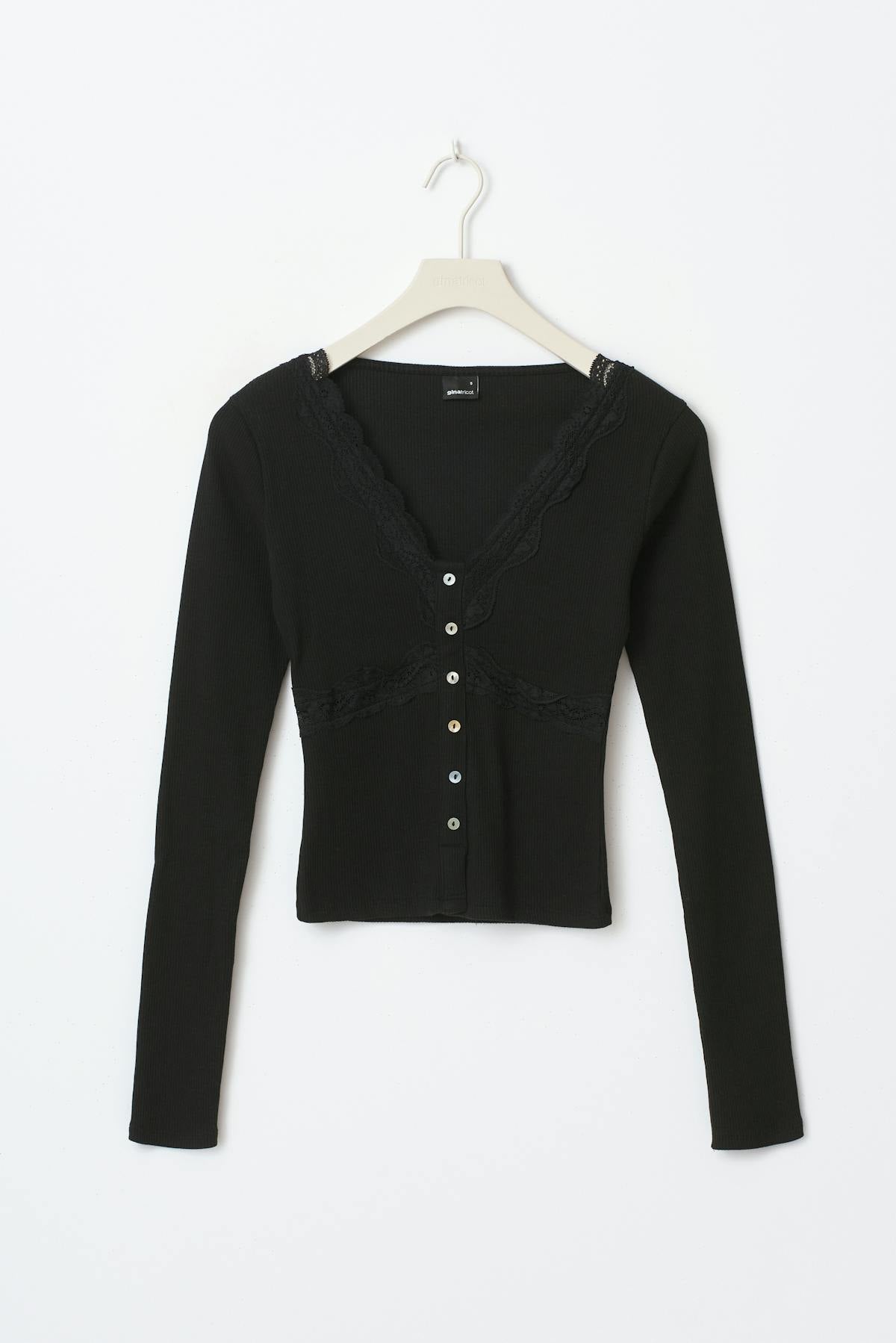 Lace detail top