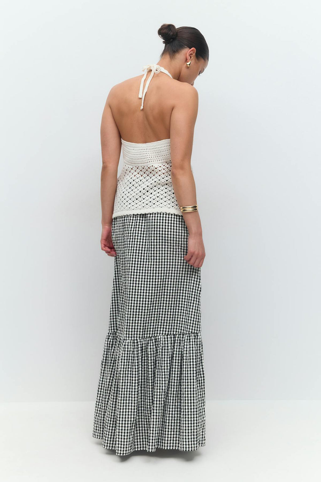 Gingham skirt
