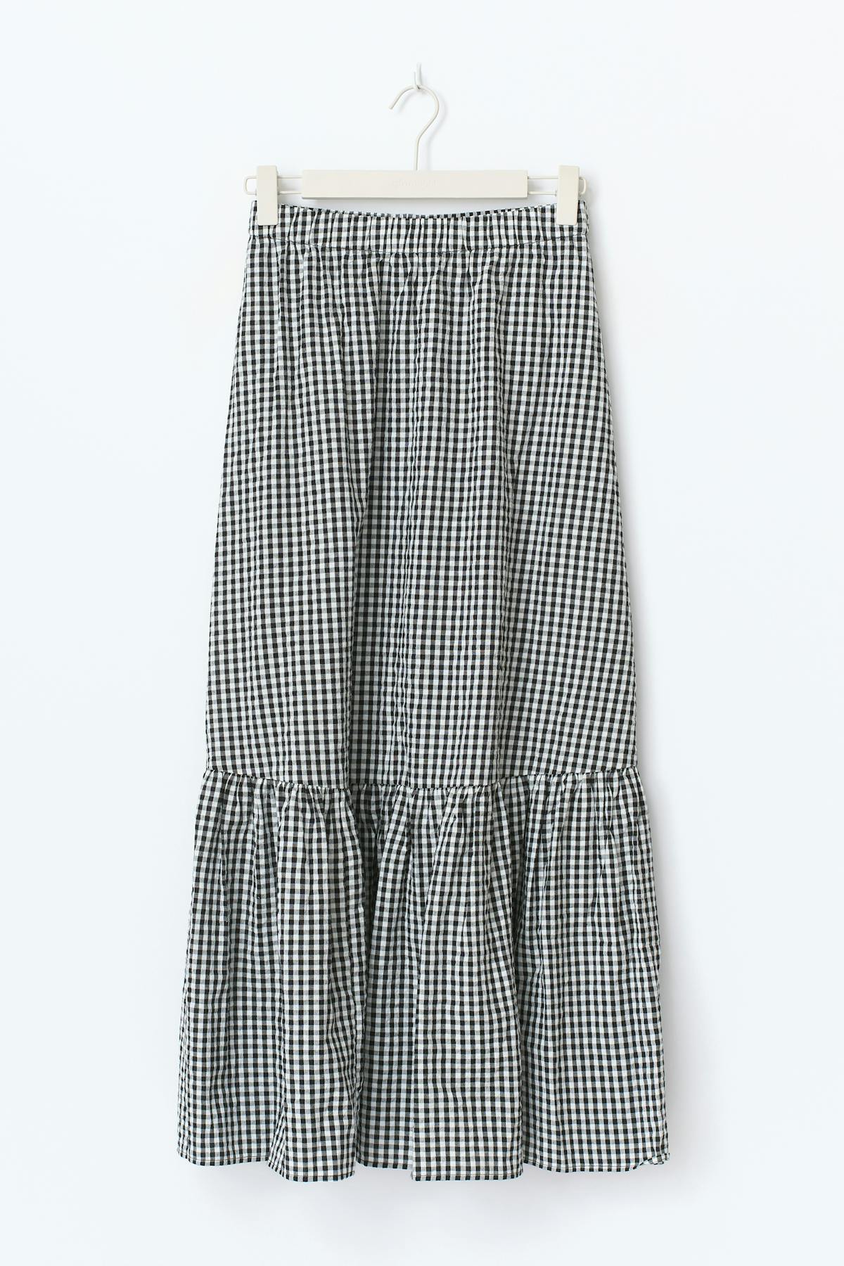 Gingham skirt