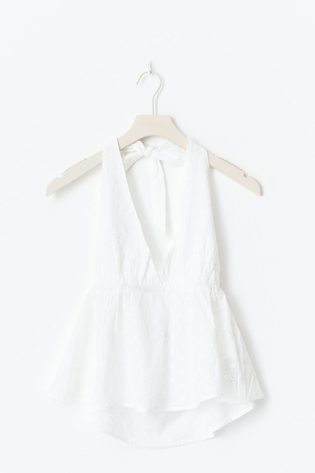 Halterneck anglaise top