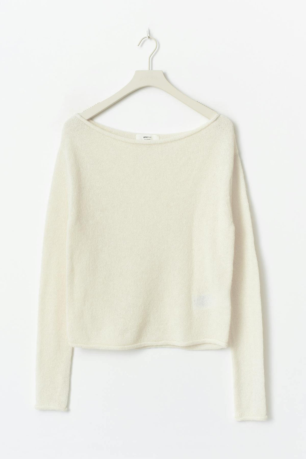Knitted boatneck top