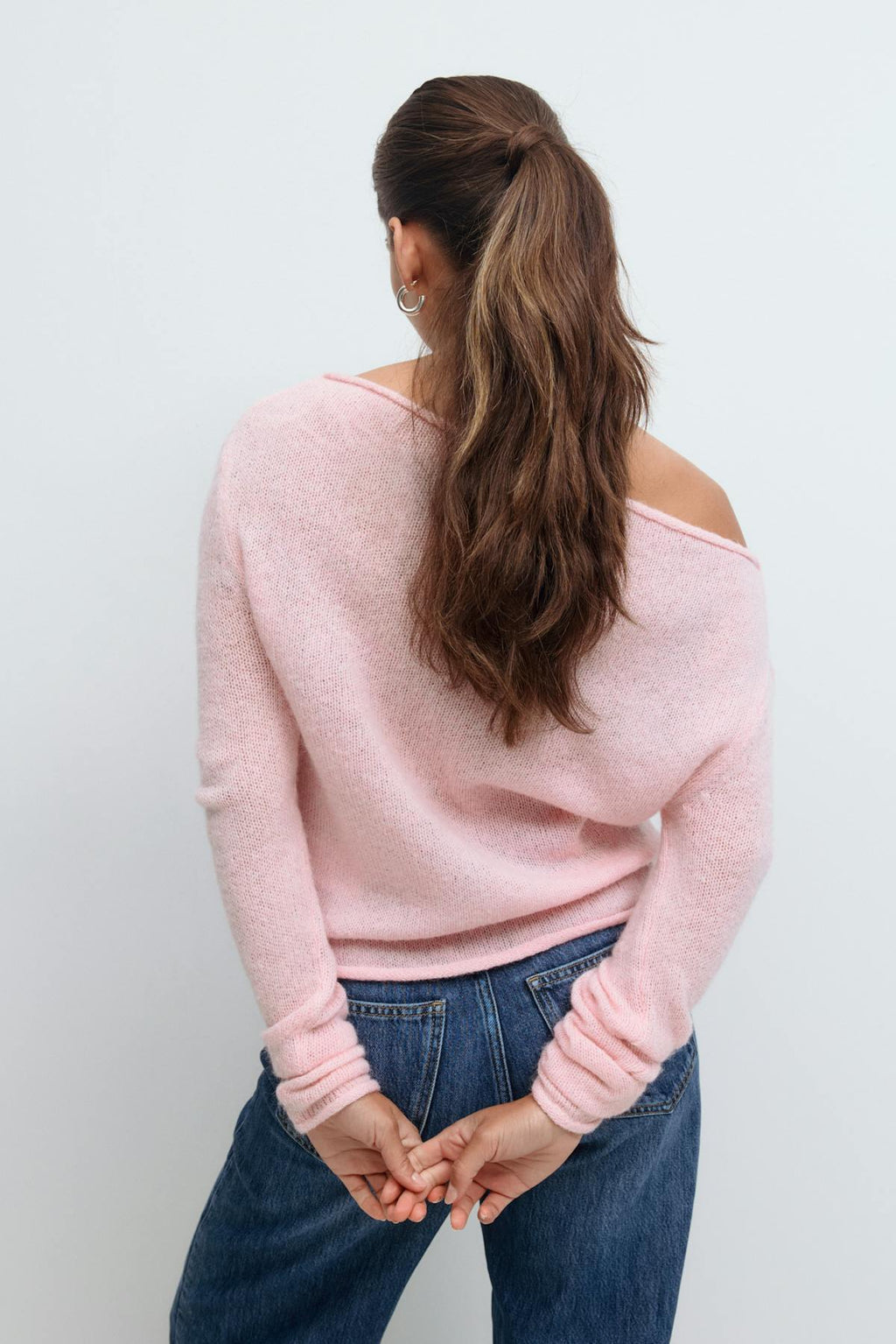 Knitted boatneck top