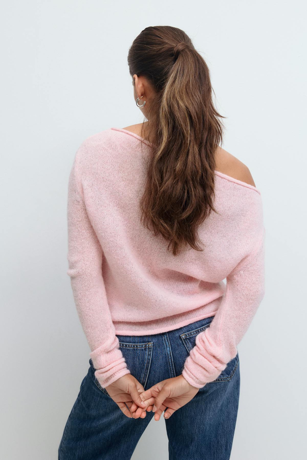 Knitted boatneck top