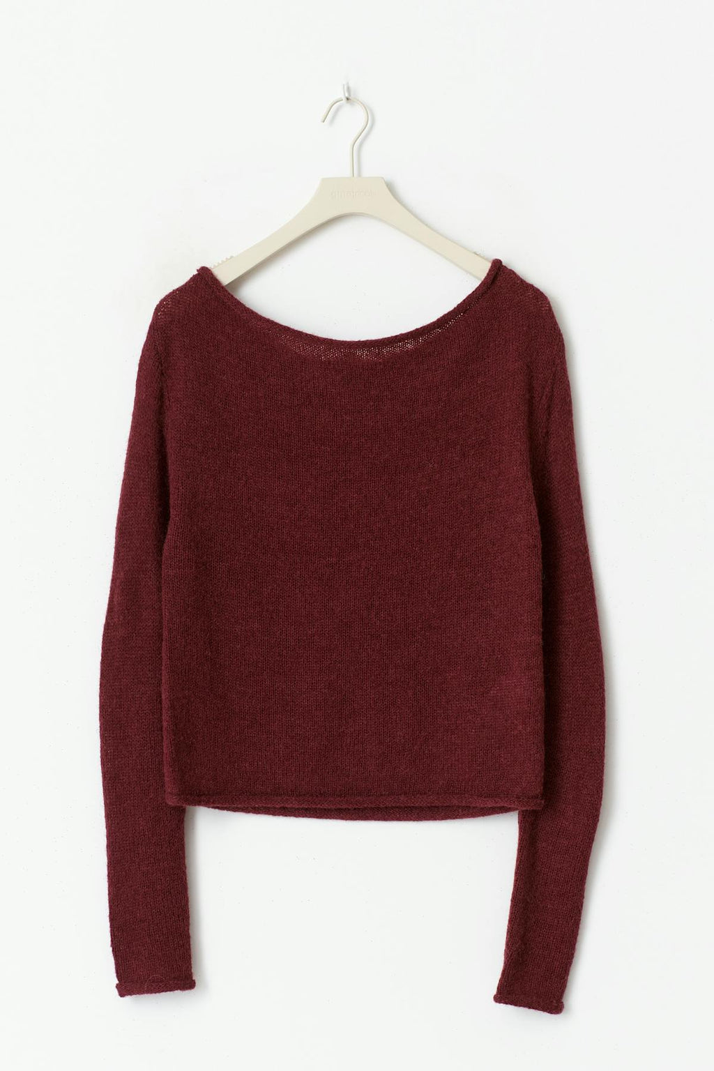 Knitted boatneck top