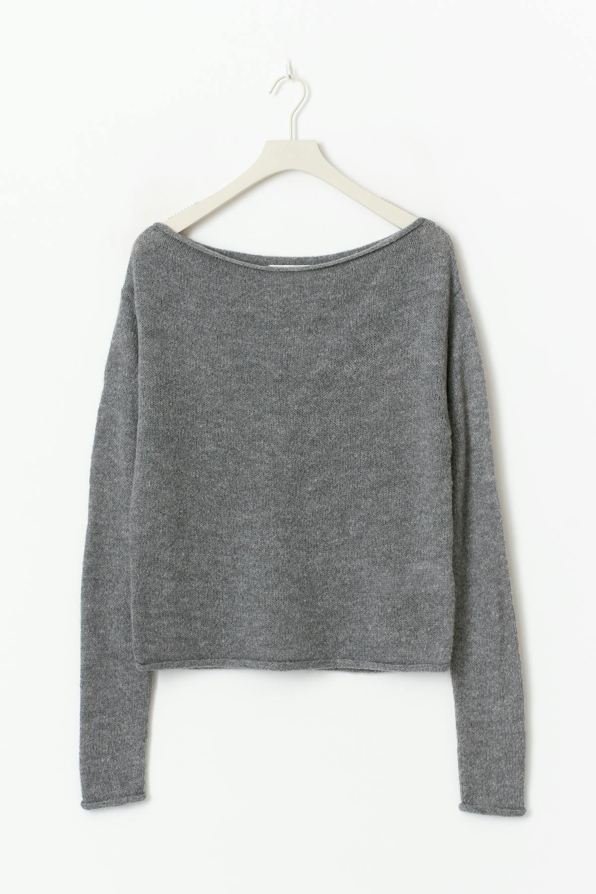 Knitted boatneck top